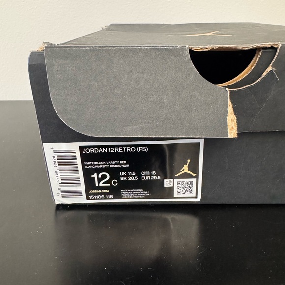 Jordan Retro 12 PS (Cherry) - Picture 6 of 7